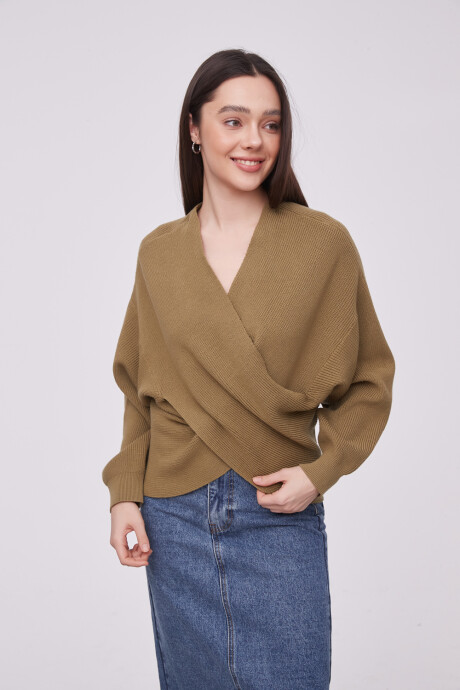 Sweater Vidia Verde Oliva Claro