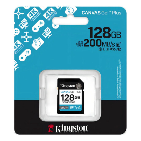 Memoria Kingston SDXC 128GB Canvas Go Plus V30 Memoria Kingston SDXC 128GB Canvas Go Plus V30