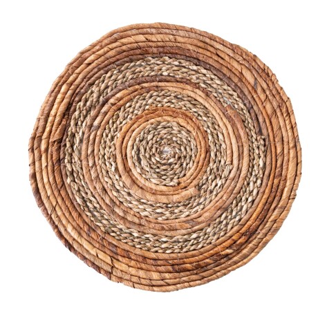 INDIVIDUAL 30 CM FIBRAS-NATURALES NATURAL-BEIGE MIXED FIBERS NATURAL