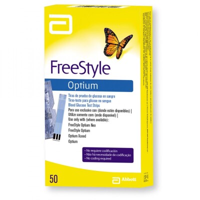 Optium 50 Tiras Reactivas Optium 50 Tiras Reactivas