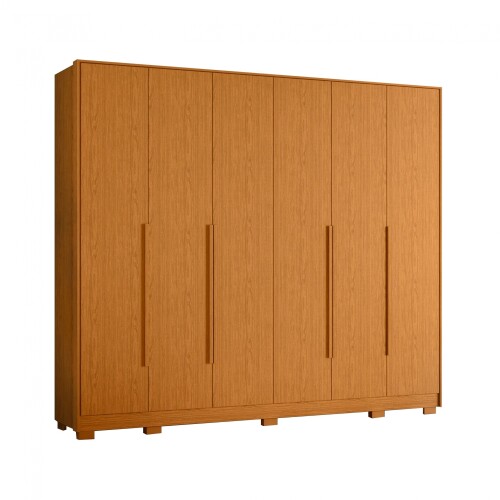 Ropero 6 puertas 6 cajones - Fascínio Marrón