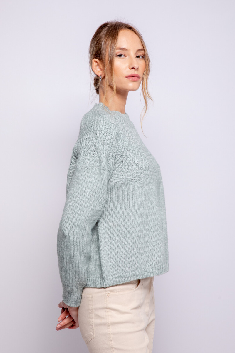 SWEATER FLORENCIA Agua Marina