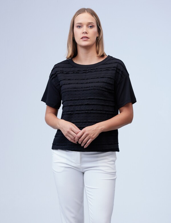Blusa Textura NEGRO