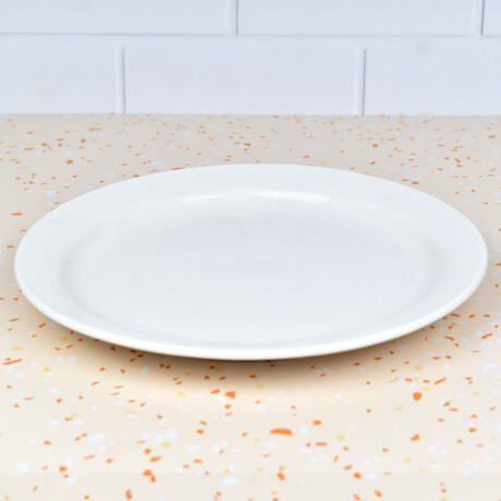 Plato de postre de cerámica liso Plato de postre de cerámica liso