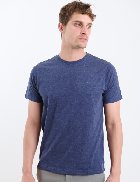 520658 T-SHIRT HARRINGTON LABEL Azul Piedra