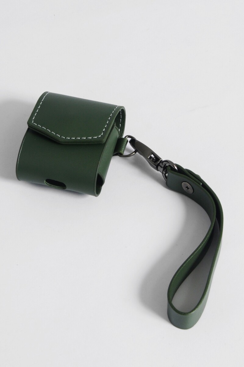 Estuche Airpod verde ingles