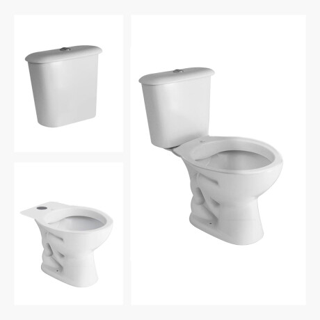 Juego De Inodoro Y Mochila BLANCO