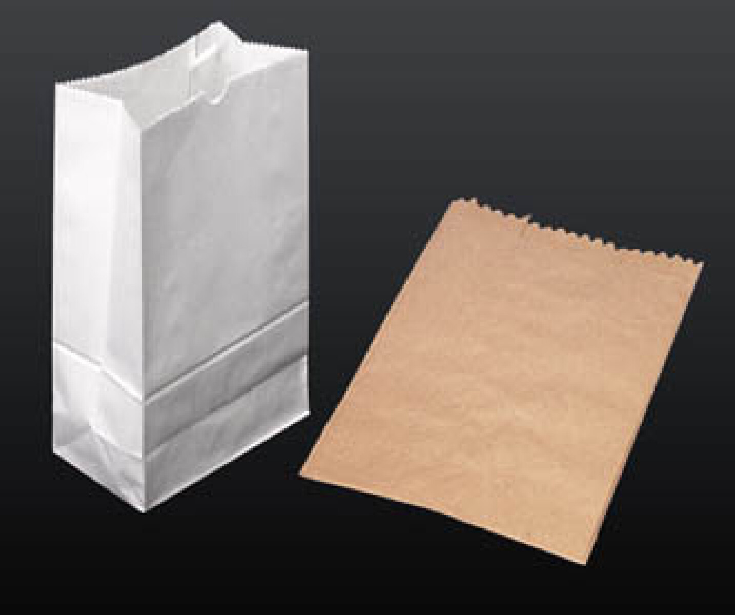 BOLSA PAPEL 15X9X27 CM. MARRON FONDO CUADRADO 70 UNIDADES X KILO APROX. 