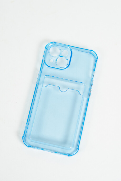 Phone Case Tarjetero Iphone 15 Azul
