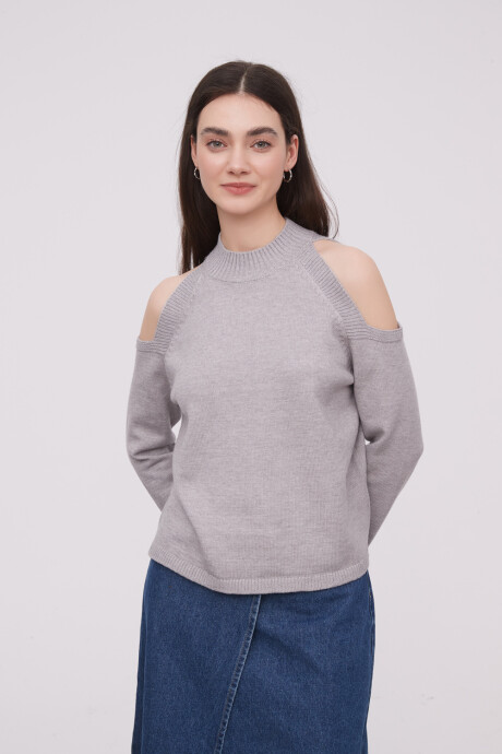 Sweater Moluk Gris Melange