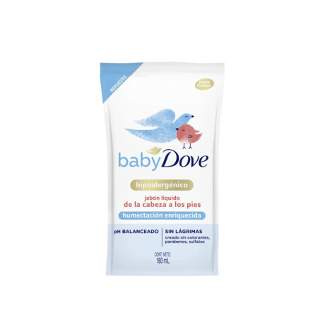 Baby Dove doypack jabón líquido 180 ml Baby Dove doypack jabón líquido 180 ml