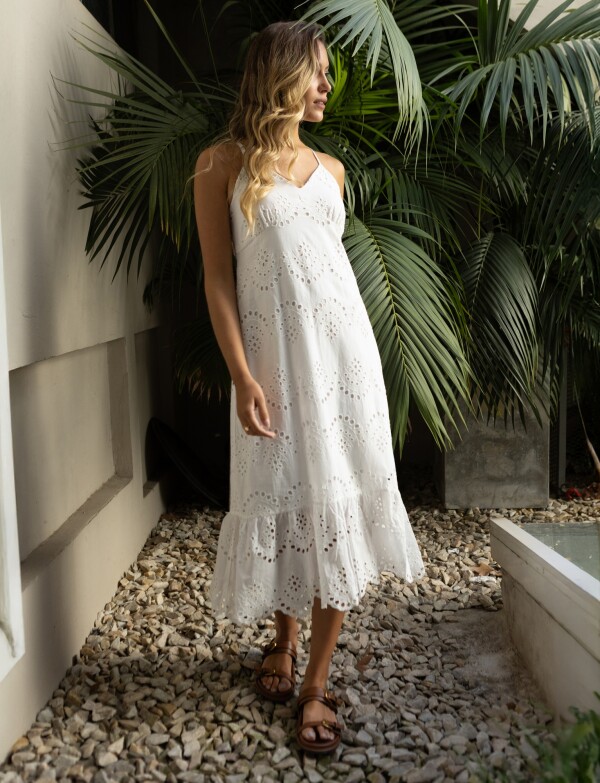 Vestido Broderie BLANCO