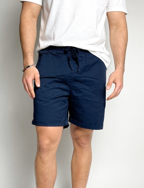 Bermuda con cintura elastizada Tripoli Azul