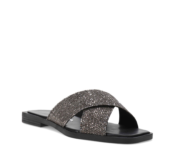 Sandalia de Mujer Bottero tiras cruzadas Negro