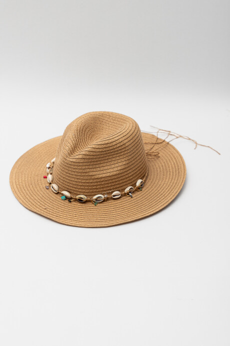 Sombrero Buzios & Stones Marron Medio