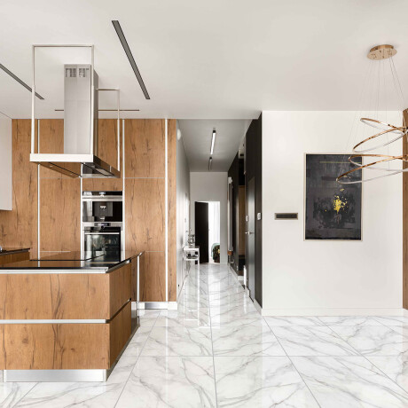 Ceramica Marmolado Brillo 43X43Cm GAMAS DE GRIS