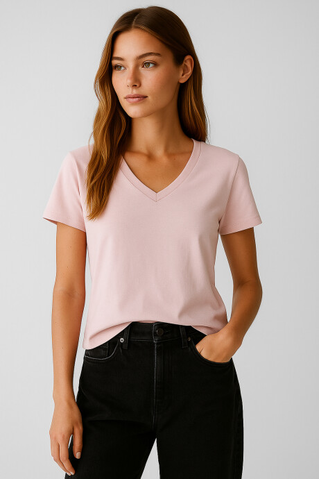 Remera Rasar Rosa