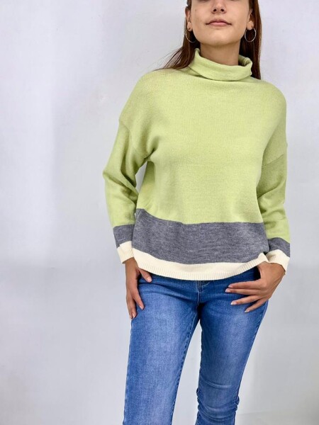 POLERA SLOWLY 2410 VERDE