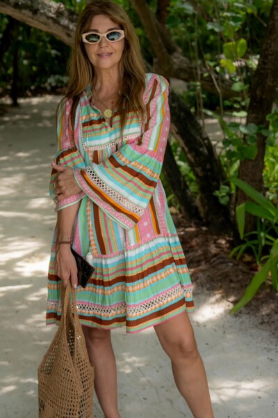 Vestido Paste Estampado