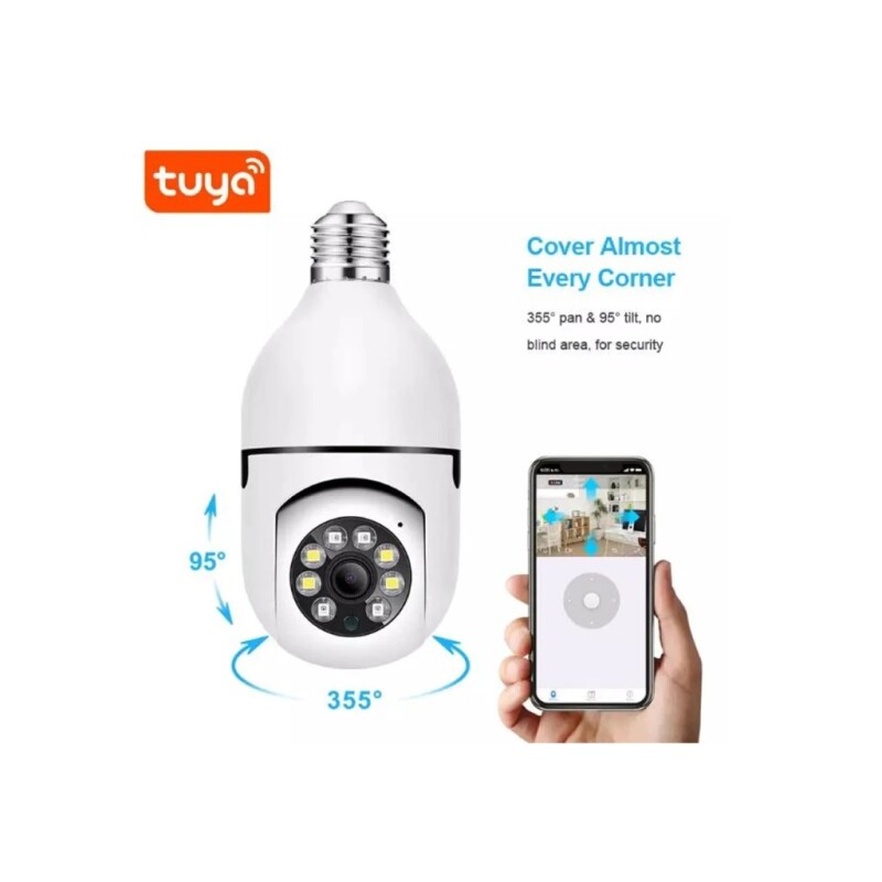 CAMARA DE SEGURIDAD TUYA SMART WIFI BULB CAM SM-F1/ IPC-600 CAMARA DE SEGURIDAD TUYA SMART WIFI BULB CAM SM-F1/ IPC-600