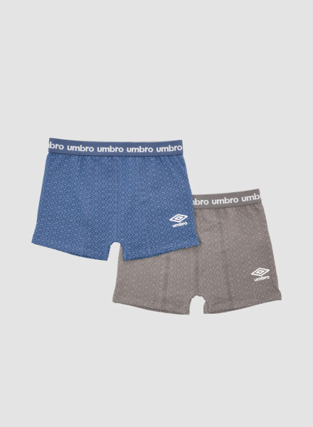 Boxer umbro pack x 2 alg/lyc Azul