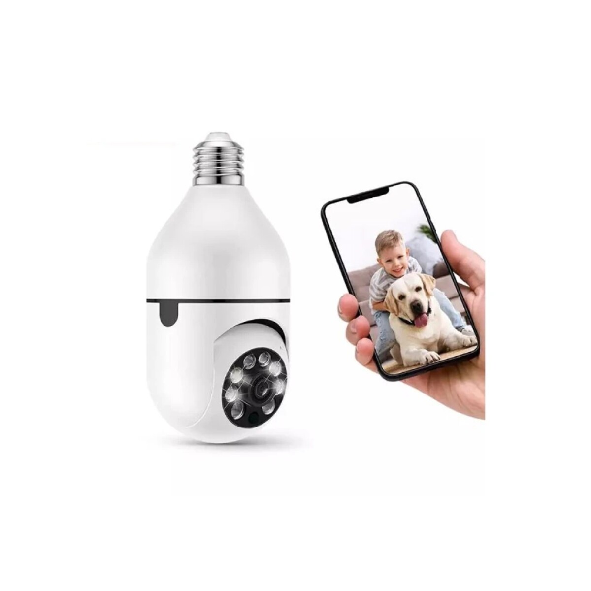 CAMARA DE SEGURIDAD TUYA SMART WIFI BULB CAM SM-F1/ IPC-600 