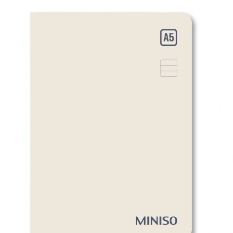 Cuaderno simple A5 beige