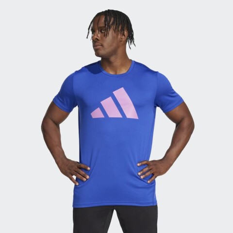 Remera Adidas Run It Azul