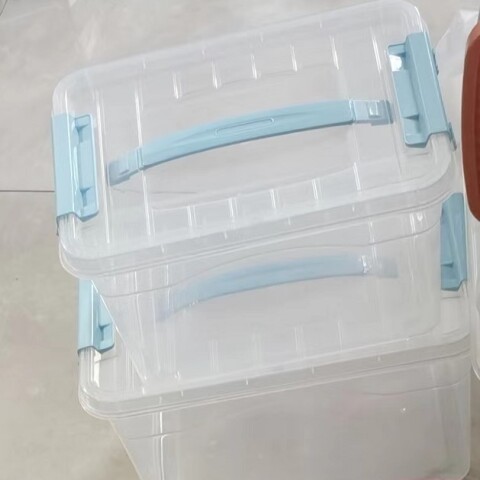 CAJA DE ALMACENAMIENTO TRANSPARENTE PORTÁTIL-M CAJA DE ALMACENAMIENTO TRANSPARENTE PORTÁTIL-M