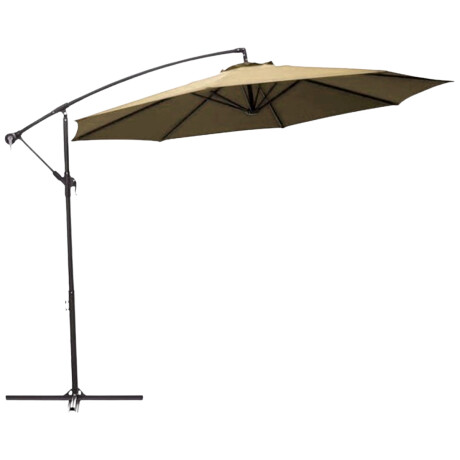 Sombrilla descentrada 3m beige Sombrilla descentrada 3m beige