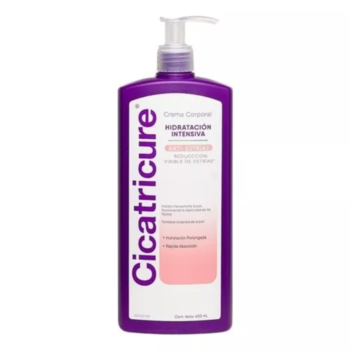 Cicatricure Crema Corporal Hidratación Anti-estrias 400ml 