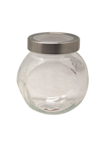 RECIPIENTE REDONDO 650ML C/ TAPA METAL. D13XH9CM RECIPIENTE REDONDO 650ML C/ TAPA METAL. D13XH9CM