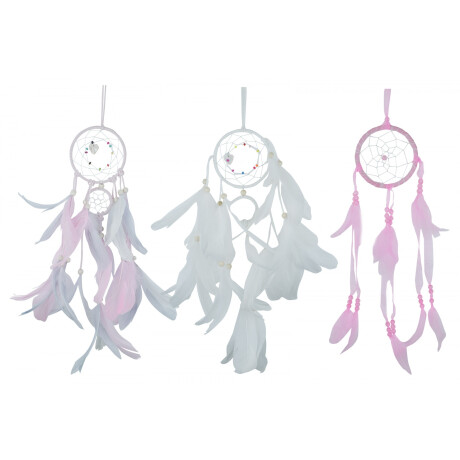 ATRAPA SUEÑOS C/40 PLUMAS Y CUERINA 10CM DIAM 44CM LARGO DIF COLORES 24228 ATRAPA SUEÑOS C/40 PLUMAS Y CUERINA 10CM DIAM 44CM LARGO DIF COLORES 24228