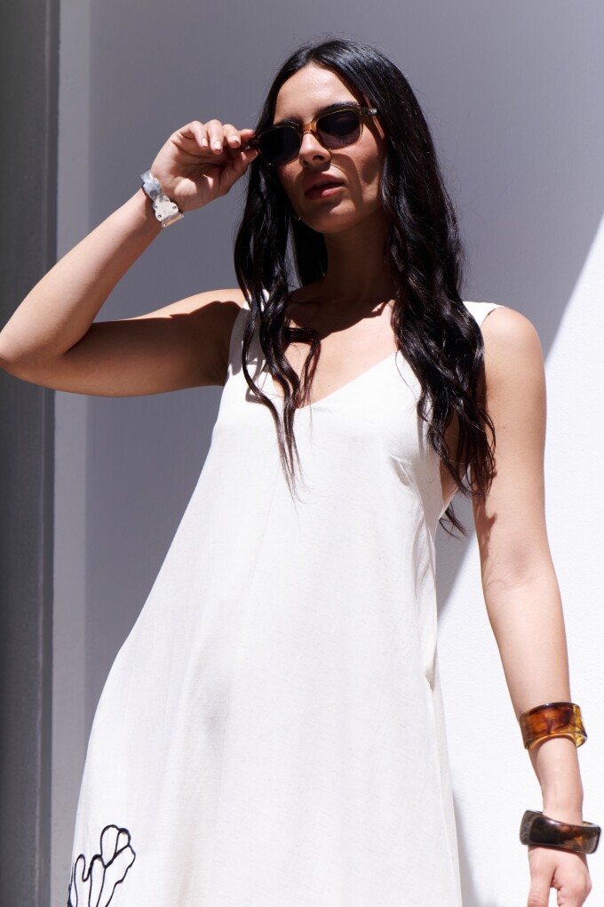 VESTIDO AMAPOLA NATURAL