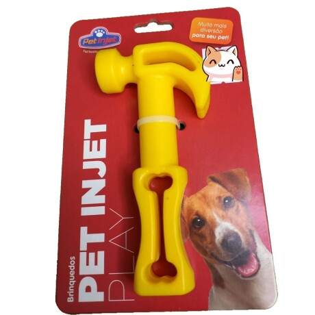 JUGUETE PET INJET MARTILLO AMARILLO Juguete Pet Injet Martillo Amarillo