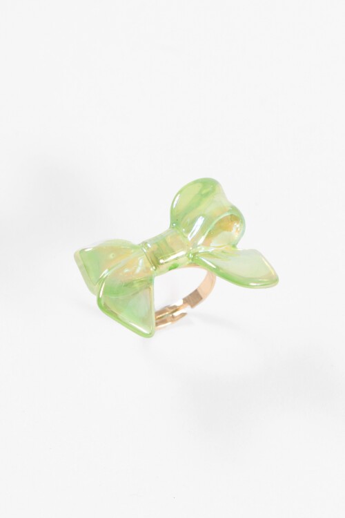 Anillo moña verde