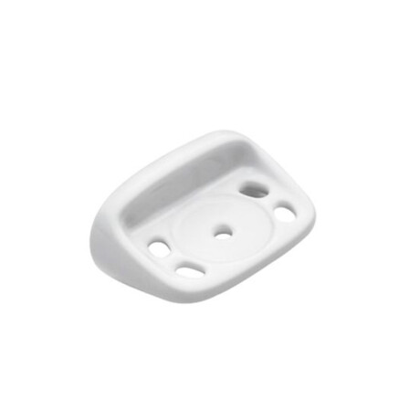 Portavaso Y Cepillos De Loza Blanca 75X135Mm Ferrum 000