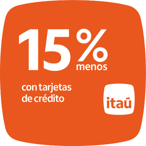 ITAÚ15% dto Crédito