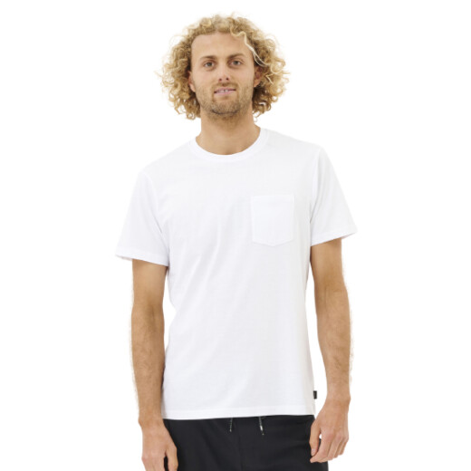 Remera MC Rip Curl Plain Pocket - Blanco Remera MC Rip Curl Plain Pocket - Blanco