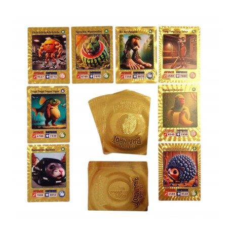 Mazo de 55 Cartas Italian Brainrots Gold 0259 001