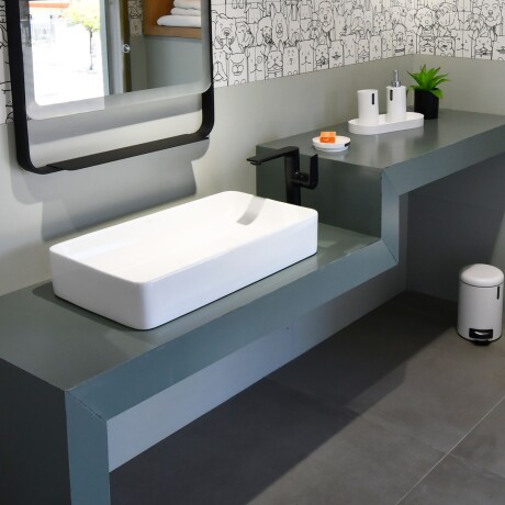 Lavatorio Agora Extreme Negro Mate Apertura En 2 Posiciones 000