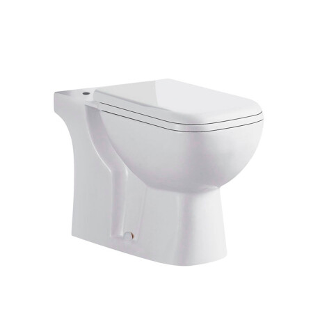 Inodoro Con Tapa Para Mochila Blanco Brillo Salida Horizontal Incluye Tapa Malawi BLANCO