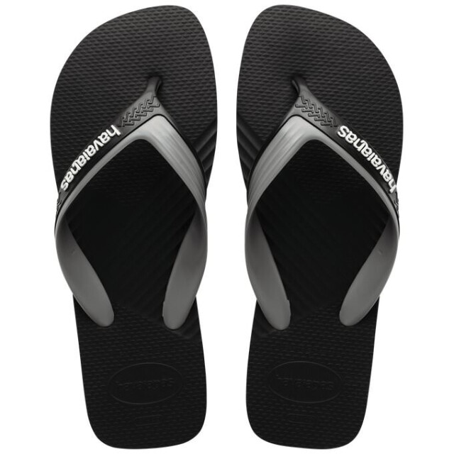 Sandalia de Hombre Havaianas Dual Negro - Gris Acero