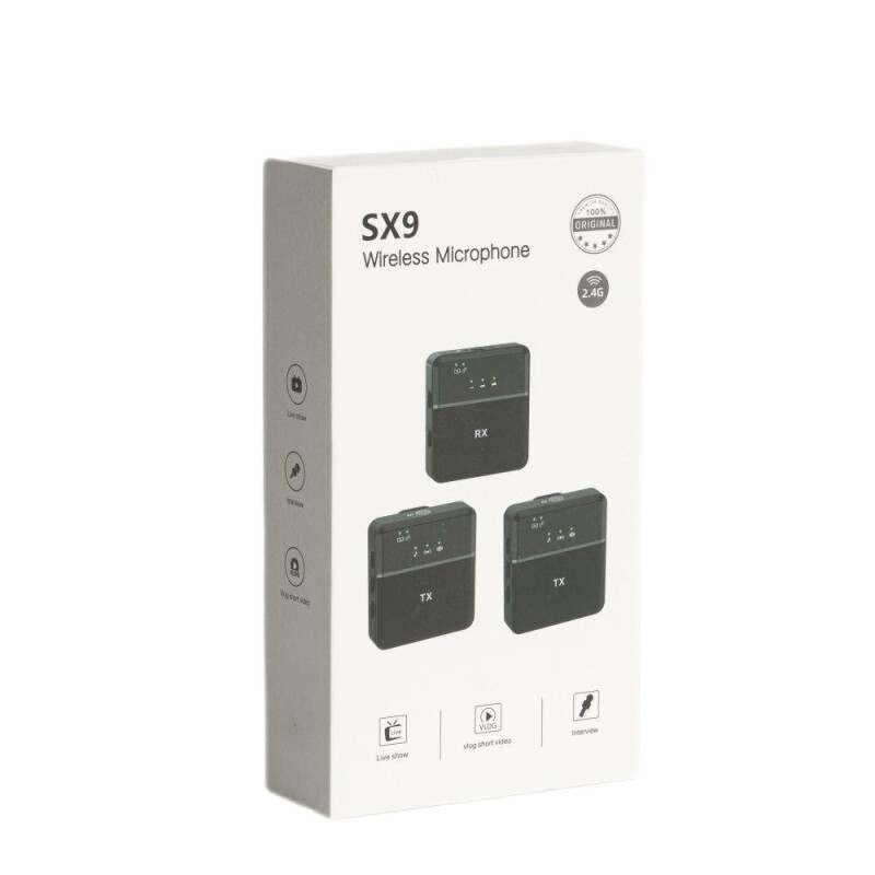 Micrófono inalambrico doble solapero para Android profesional Micrófono inalambrico doble solapero para Android profesional