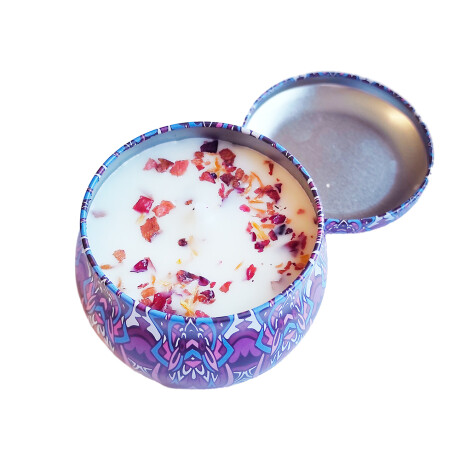 Velas Aromática En Lata De Soja Amber