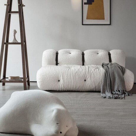 SOFÁ EQUESTRE BELT BEIGE - 2 CUERPOS