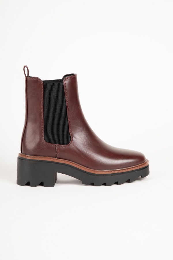 BOTA MINSET Rojo Oscuro