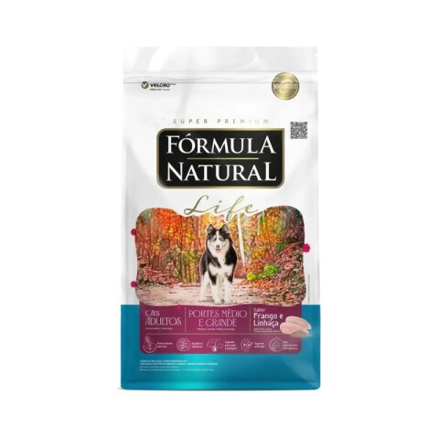 FORMULA NATURAL LIFE ADULTOS RAZAS MEDIANAS Y GRANDES 15KG Formula Natural Life Adultos Razas Medianas Y Grandes 15kg