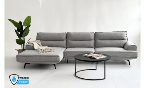 Sofá con Chaise MARIUS Gris Sofá con Chaise MARIUS Gris