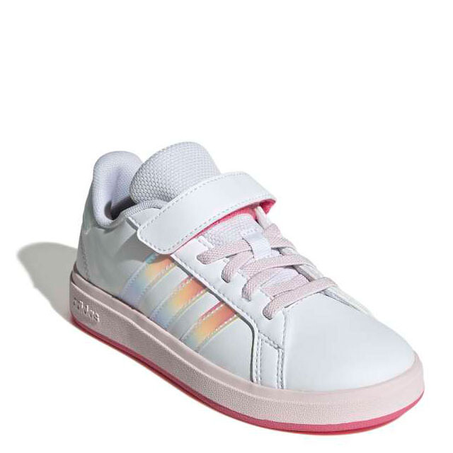 Championes de Niños Adidas Grand Court 2.0 Blanco - Rosado